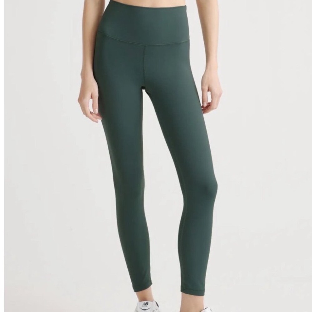 Quince Ultra-Form High Rise Legging Forest Green Large